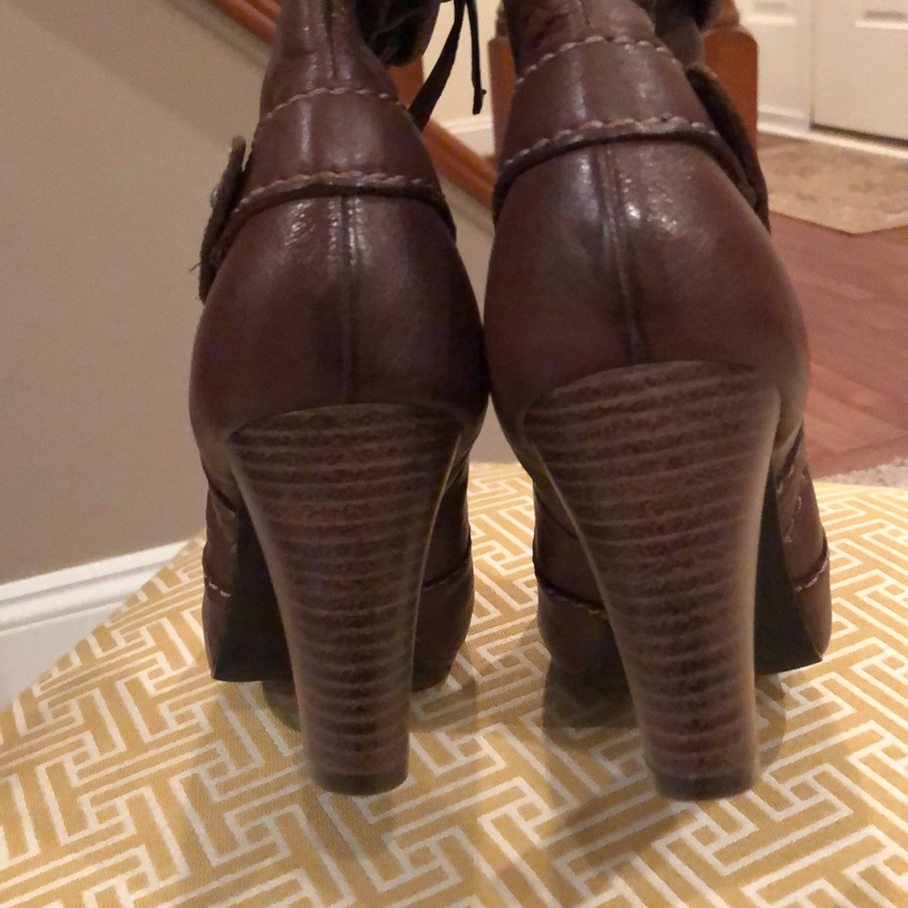 Vintage Fossil Brown Slouchy boots - Picture 2 of 6